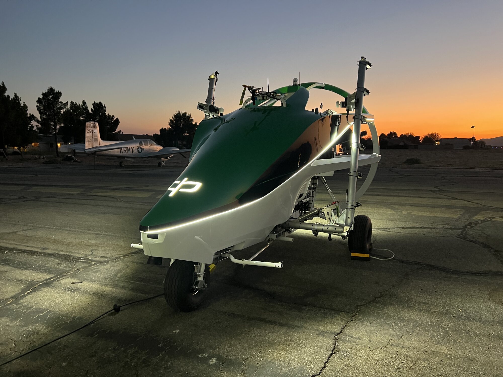 Precision Aerospace aircraft in flight